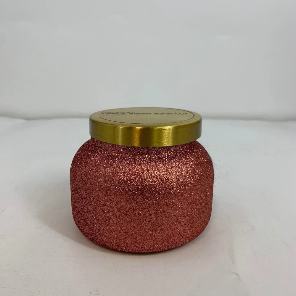 Capri Blue Apple Cider Social‎ Candle 19 oz, Sparkling Copper, Home Fragrance